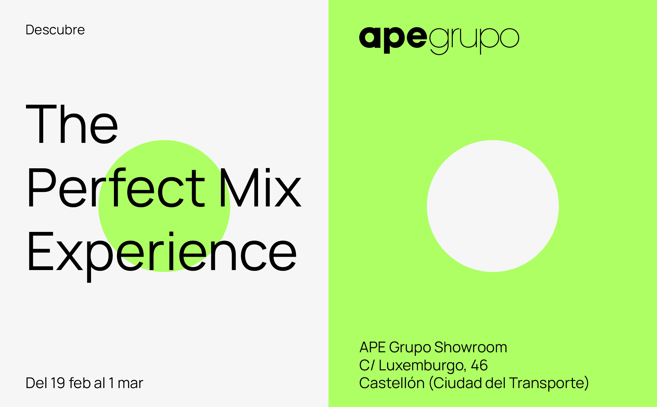 The Perfect Mix Experience